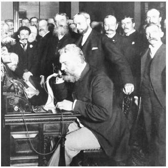 alexander Graham bell telefonda